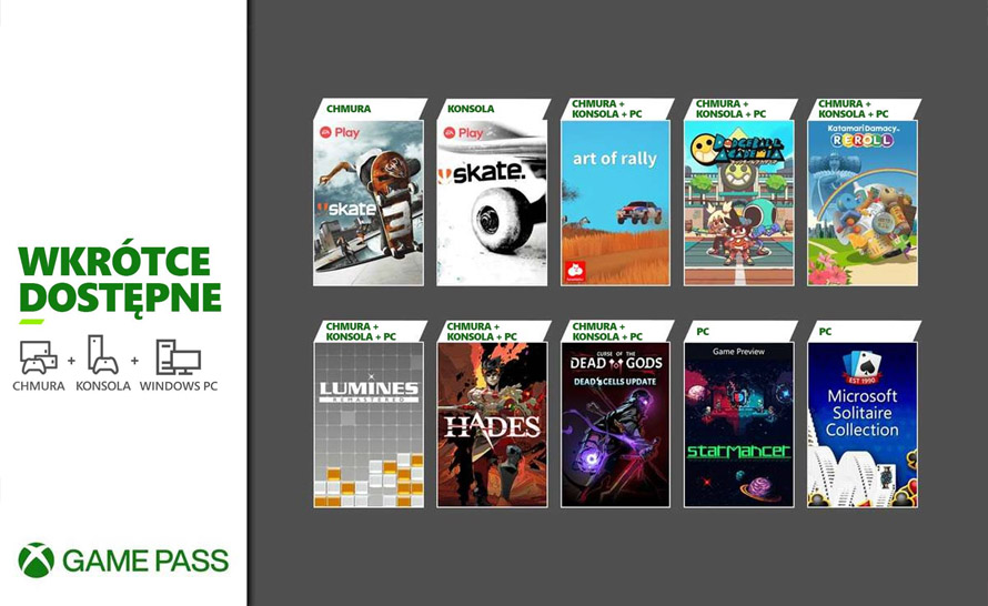 Co nowego w sierpniowej aktualizacji Xbox Game Pass?
