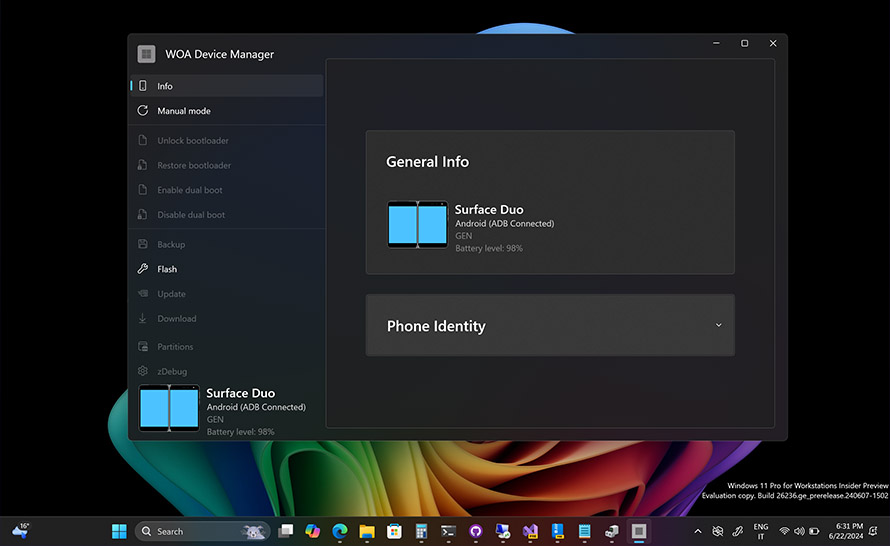 Aplikacja do instalowania Windows 11 na Surface Duo wydana w Microsoft Store
