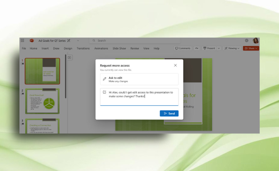 Nie możesz edytować? Poproś o większy dostęp w Word, Excel i PowerPoint