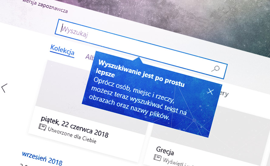 OCR testowane w aplikacji Zdjęcia