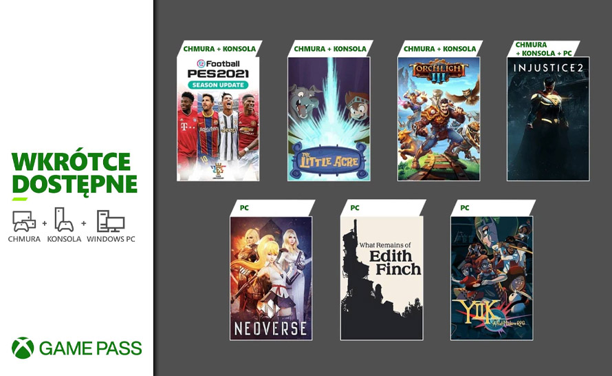 Injustice 2 i aktualizacja PES 2021 wśród nowości w Xbox Game Pass