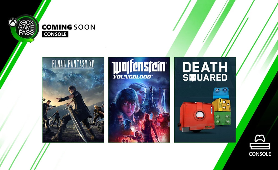 Final Fantasy XV, Wolfenstein: Youngblood i Death Squared zmierzają do Xbox Game Pass