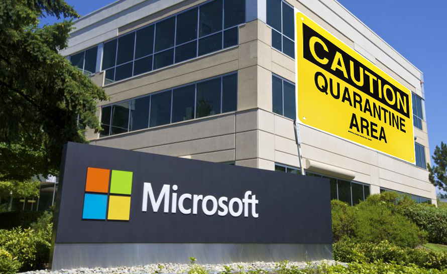 Pracownicy Microsoftu w Redmond mają pracować zdalnie w obawie przed koronawirusem