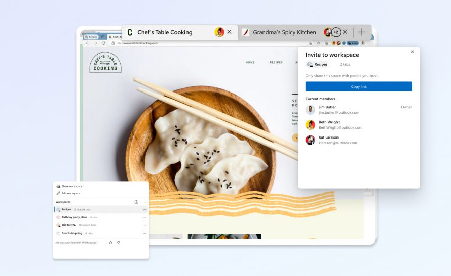 Microsoft Edge Workspaces dostępne w publicznej wersji zapoznawczej