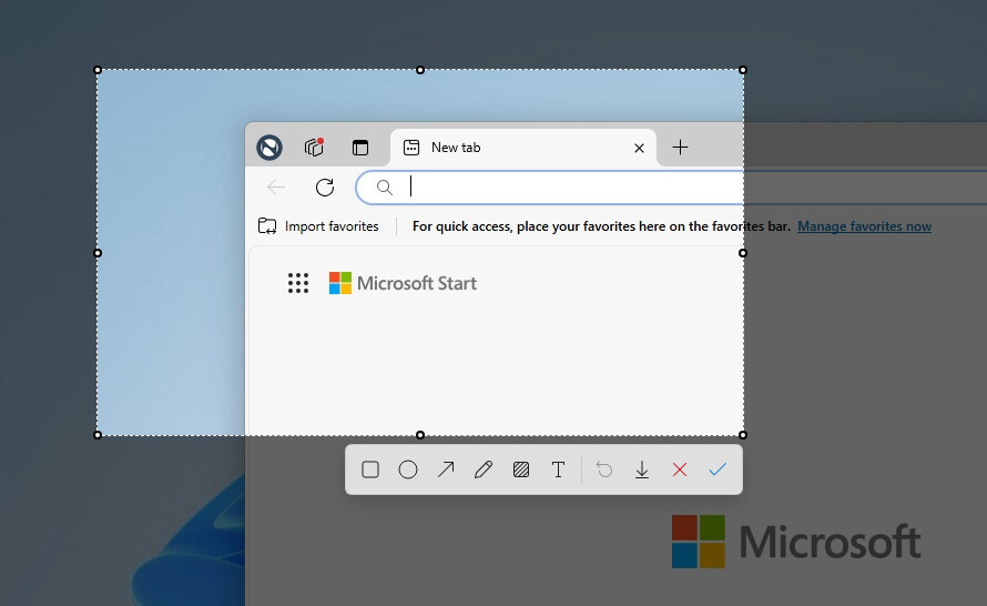 Ulepszone narzędzie do zrzutów ekranu w Microsoft Edge