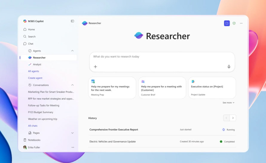 Researcher i Analyst już ogólnodostępne w Microsoft 365 Copilot