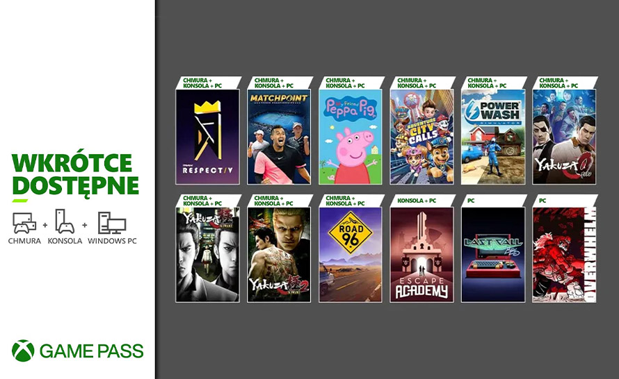 Lipcowa aktualizacja Xbox Game Pass