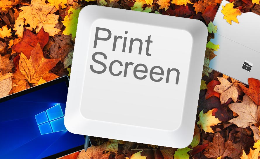Jak wywołać wycinanie obrazu klawiszem Print Screen