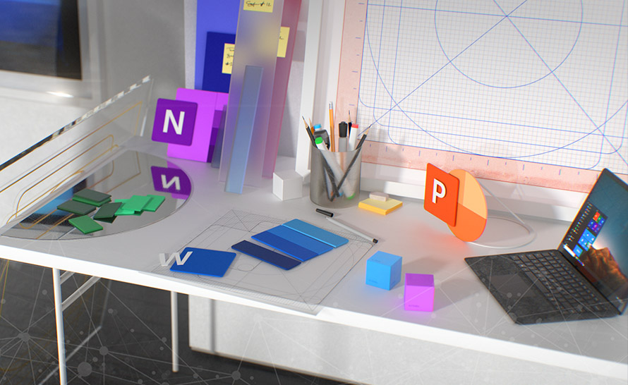 Microsoft ujednolica design Windows, Office i Surface