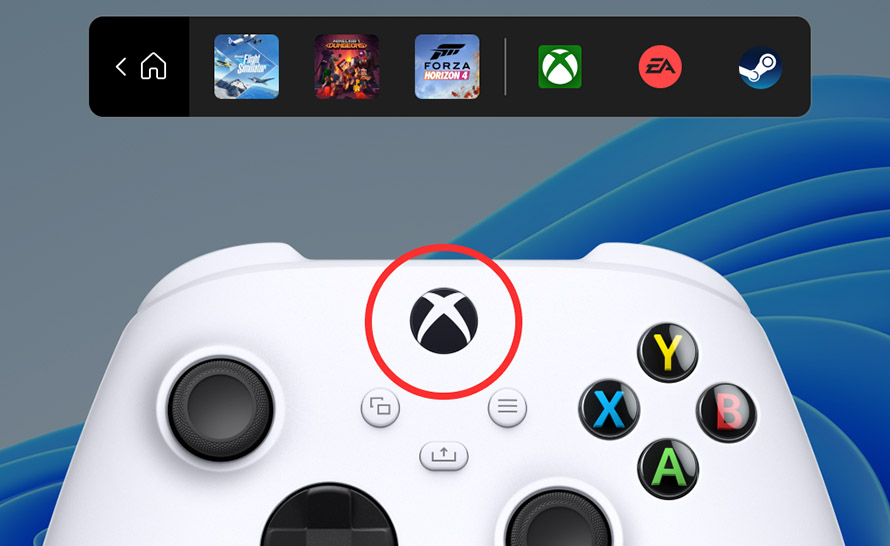 Dedykowany pasek kontrolera trafił do Xbox Game Bar na Windows 11