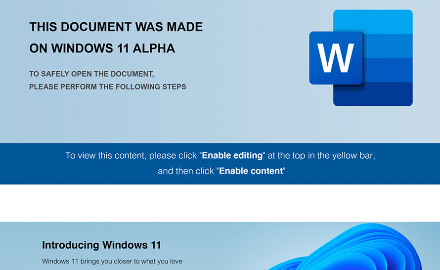 Uwaga na "Windows 11 Alpha". To oszustwo!