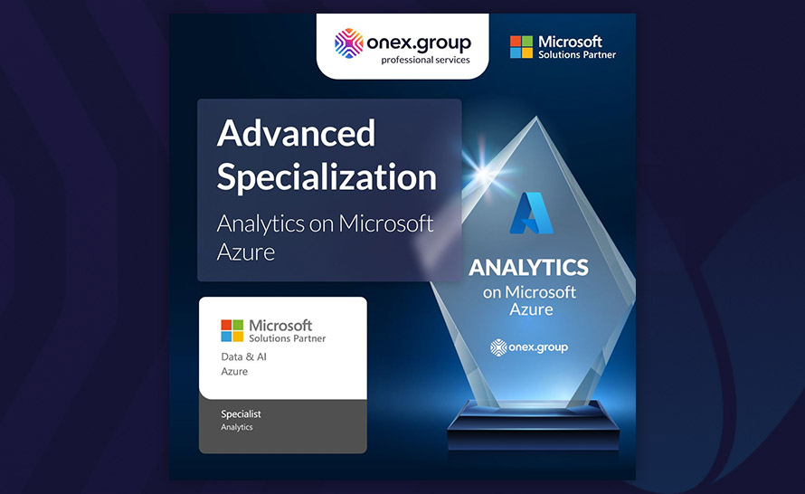 ONEX.GROUP ze specjalizacją Analytics on Microsoft Azure