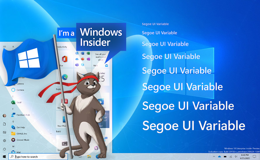 Aktualizacja czcionki Segoe UI i poprawki w Windows 10 (build 21376 w Dev Channel)