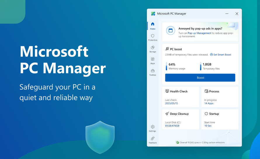 Microsoft PC Manager - apka do optymalizacji Windows w Microsoft Store