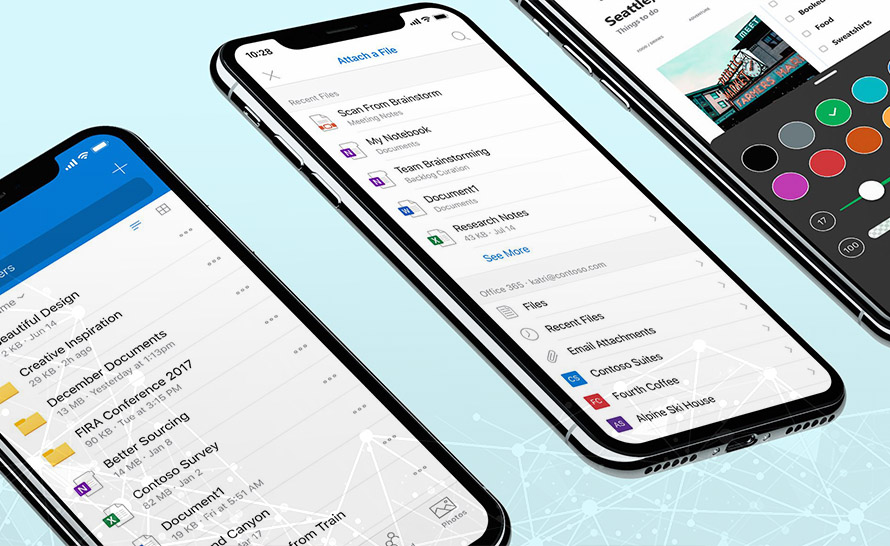 OneDrive z poprawionym układem i działaniem na Androidzie i iOS