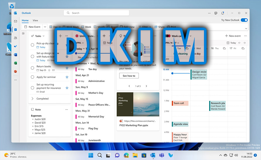 Jak skonfigurować DKIM dla poczty w Microsoft 365?
