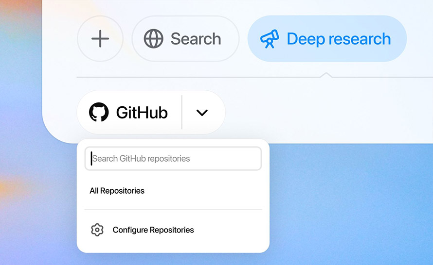Deep Research w ChatGPT łączy się z GitHub. Możesz pytać o kod