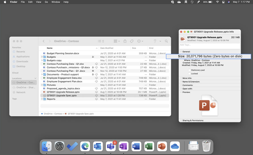 Sporo nowych funkcji zmierza do OneDrive na iOS i macOS