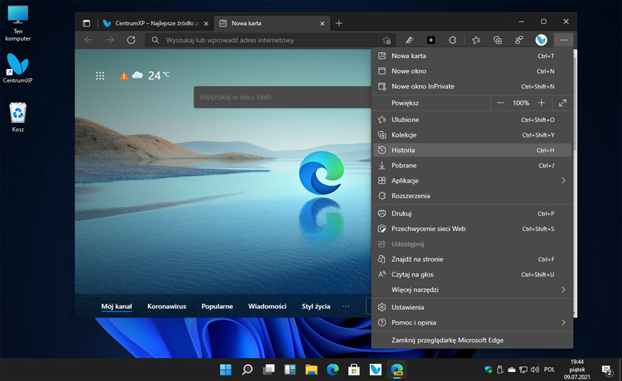 Włączamy aktualizacje wizualne Windows 11 w Microsoft Edge