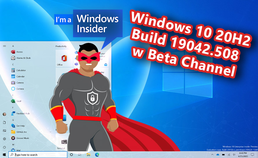 Aktualizacja zabezpieczeń Windows 10 20H2 (build 19042.508)