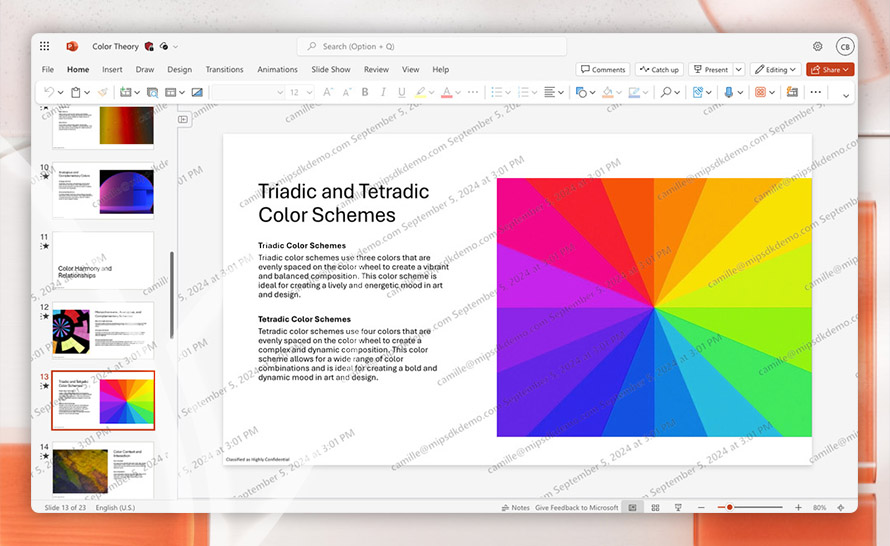 Dynamiczny znak wodny dostępny w Word, Excel i PowerPoint na Androida i iOS