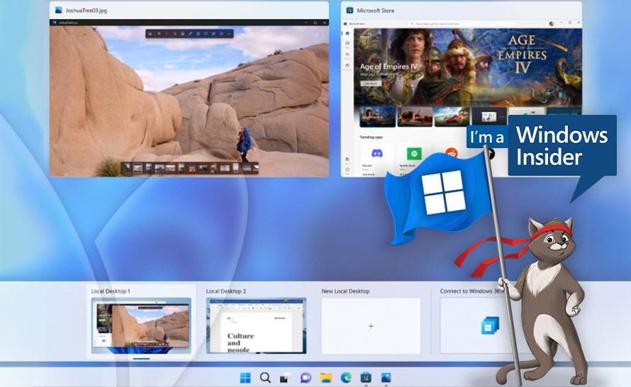 Głębsza integracja z Windows 365 w Windows 11 (build 23521 w Dev Channel)