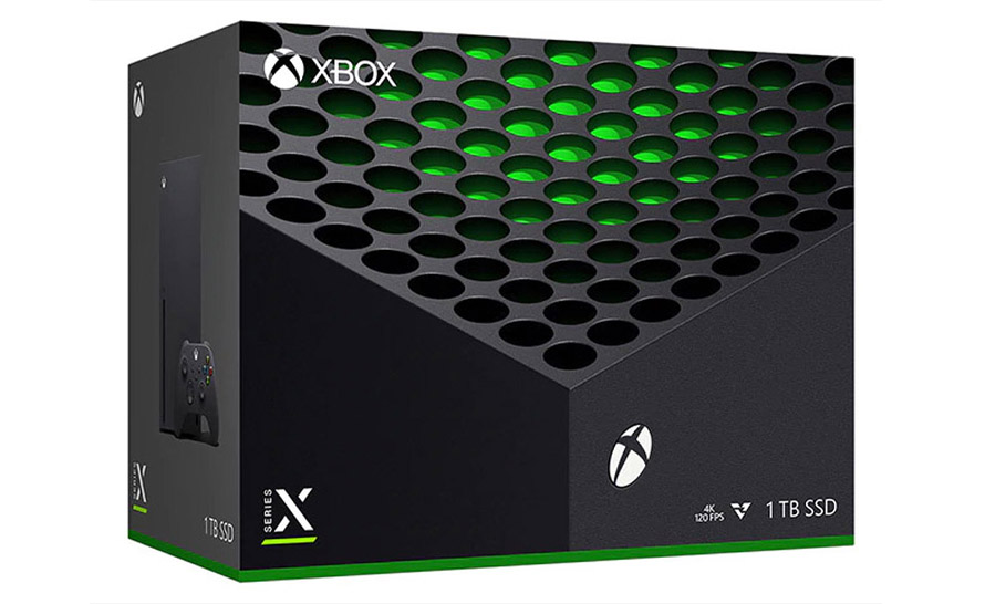 Tak będzie wyglądać opakowanie i spód konsoli Xbox Series X