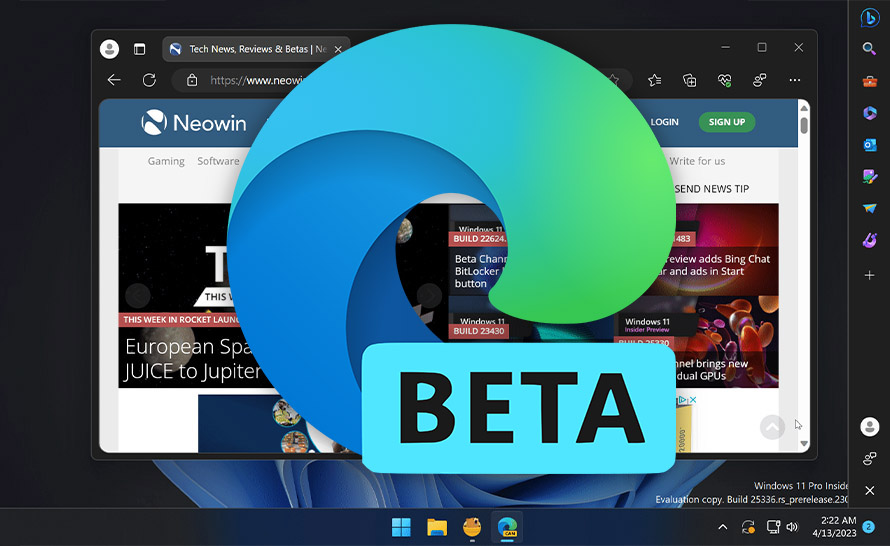 Microsoft Edge Beta w wersji 115 - najważniejsze zmiany