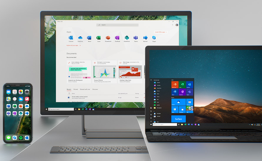 Aplikacje Microsoft 365 na Windows 10 będą wspierane dłużej