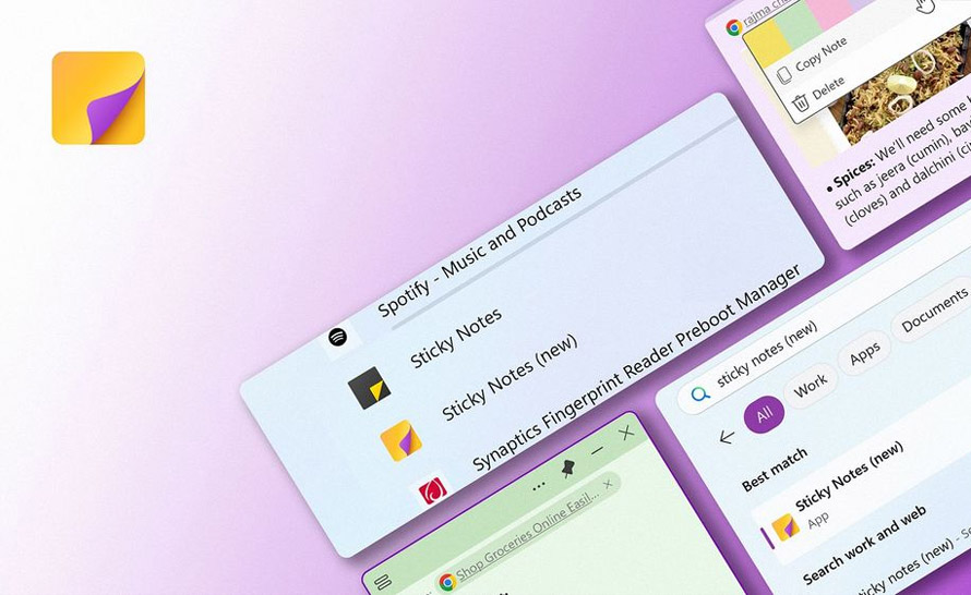 Sticky Notes w OneNote z nowymi funkcjami