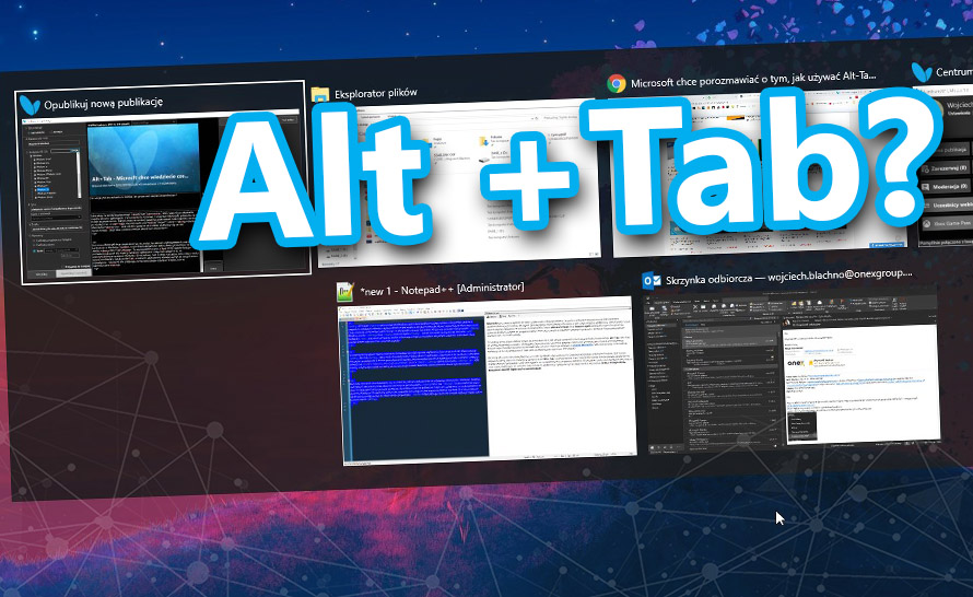 Alt+Tab - Microsoft chce wiedzieć, dlaczego korzystamy z tego skrótu