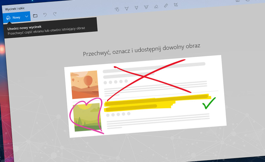 Wycinanie i szkicowanie z garścią poprawek i  uspraweń