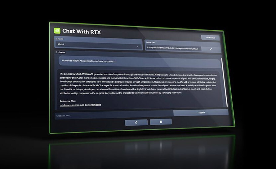 Nvidia Chat wth RTX - lokalny czatbot AI na Windows
