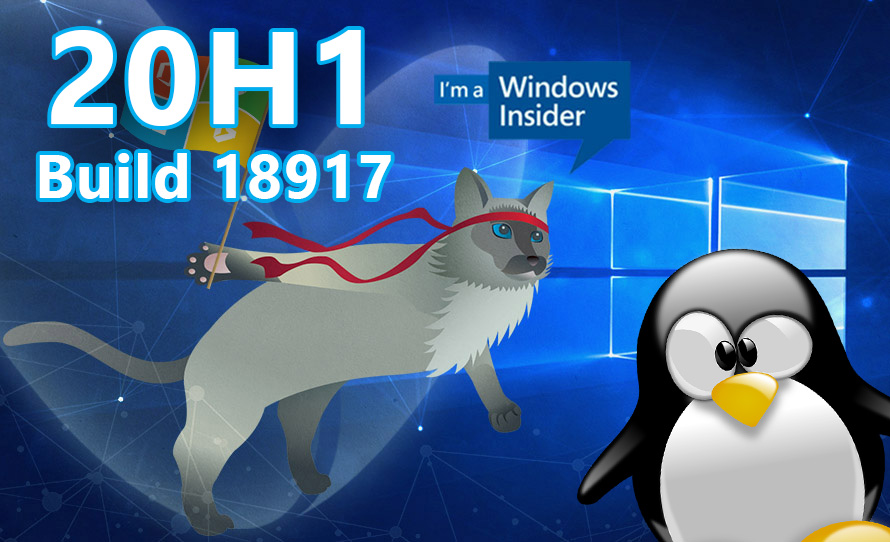 Nowa wersja Windows Subsystem for Linux w najnowszej kompilacji 20H1
