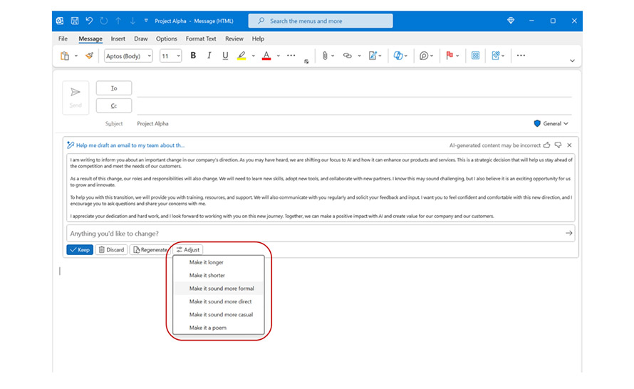Copilot w klasycznym Outlooku dostępny dla większości użytkowników