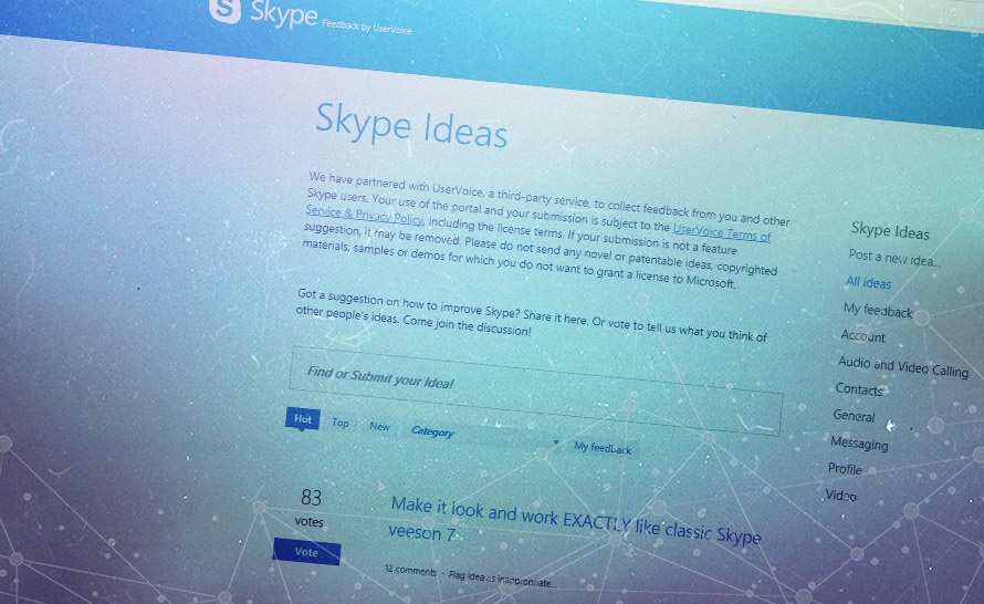 Skype trafia na UserVoice. Microsoft czeka na pomysły