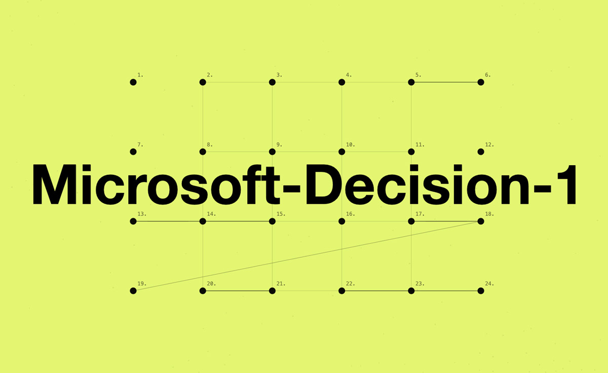 Microsoft-Decision-1 wyznacza standardy. Podejmowanie decyzji z AI
