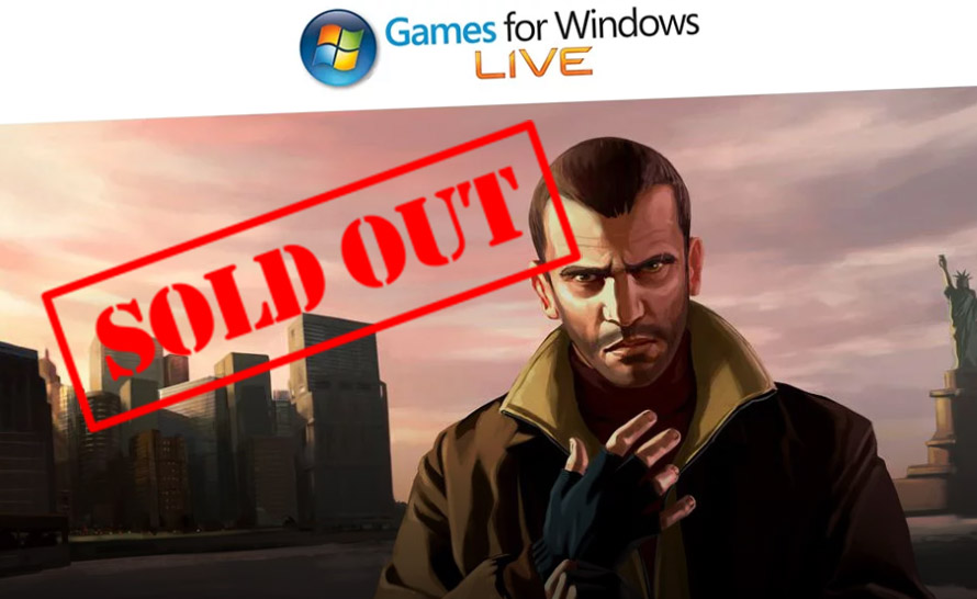 Games for Windows Live przyczyną zakończenia sprzedaży GTA IV na Steam