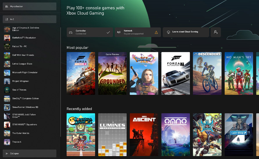 Xbox Cloud Gaming i Remote Play teraz w aplikacji Xbox na Windows