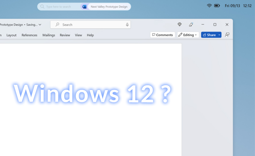 Microsoft pokazał zupełnie nowy pasek zadań! Czy to zapowiedź Windows 12?