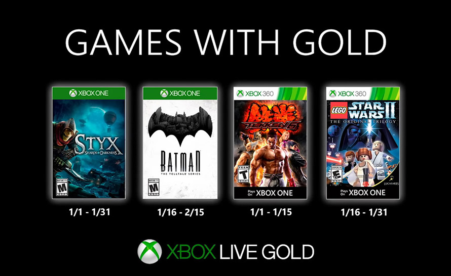 Batman: The Telltale Series i LEGO Star Wars II za darmo w Xbox Games with Gold