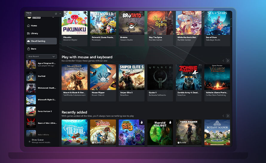 Klawiatura i mysz oficjalnie wspierane w Xbox Cloud Gaming