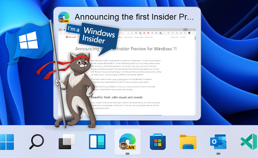 Nowe menu kontekstowe, akryl i zaokrąglenia rogów w Windows 11 Insider Preview (build 22000.71)