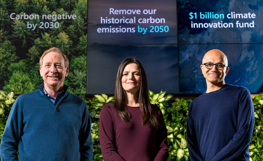 Microsoft zapłaci za usunięcie dwutlenku węgla z atmosfery