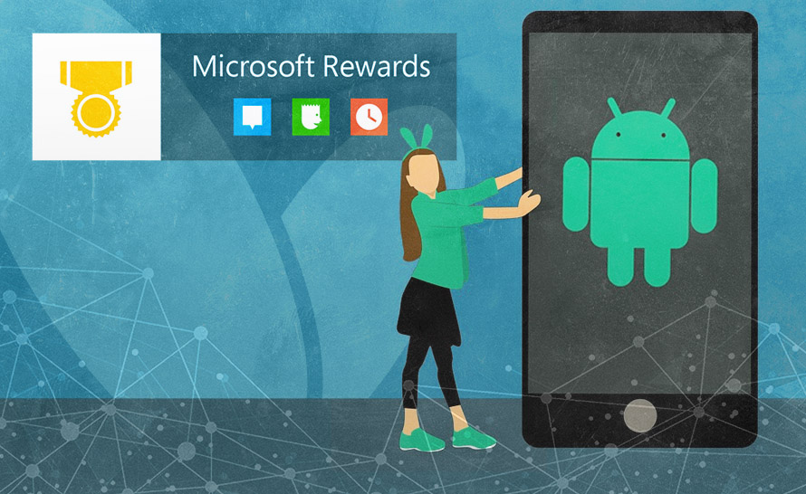 Microsoft Rewards zintegrowane z Microsoft Edge na Androida