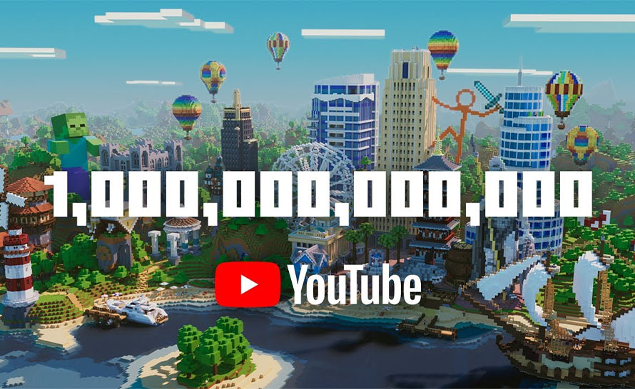 Minecraft świętuje bilion wyświetleń na YouTube