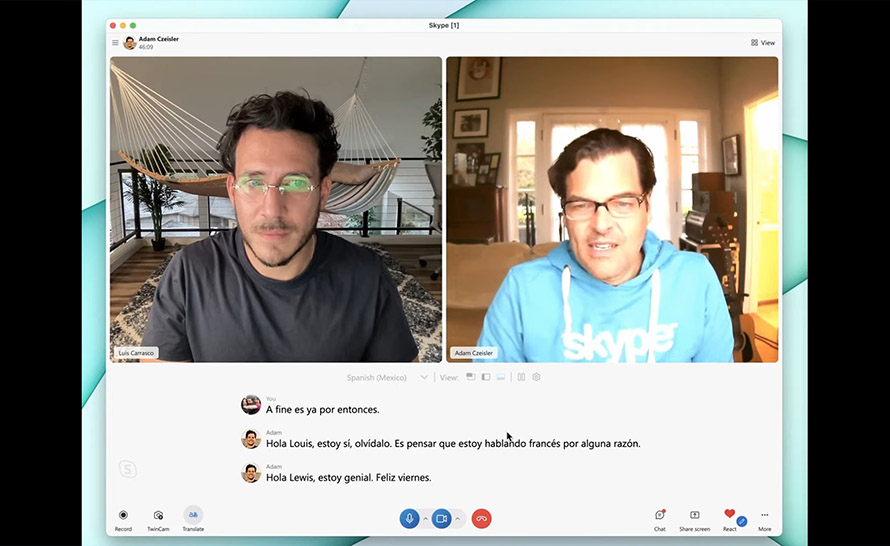 Skype TruVoice - tłumaczenie rozmów twoim własnym głosem w czasie rzeczywistym