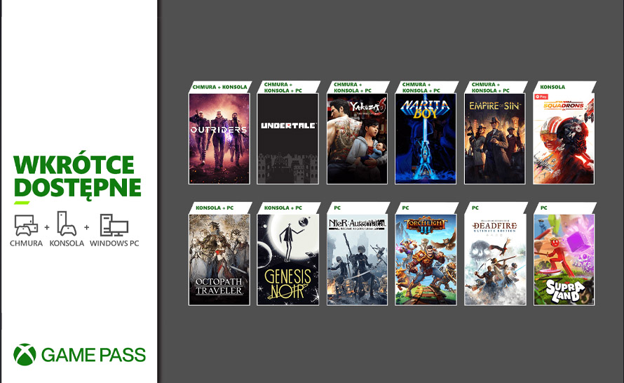 Druga połowa marca w Xbox Game Pass zapowiada się całkiem ciekawie