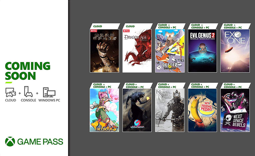 Xbox Game Pass z aktualizacją na drugą połowę listopada