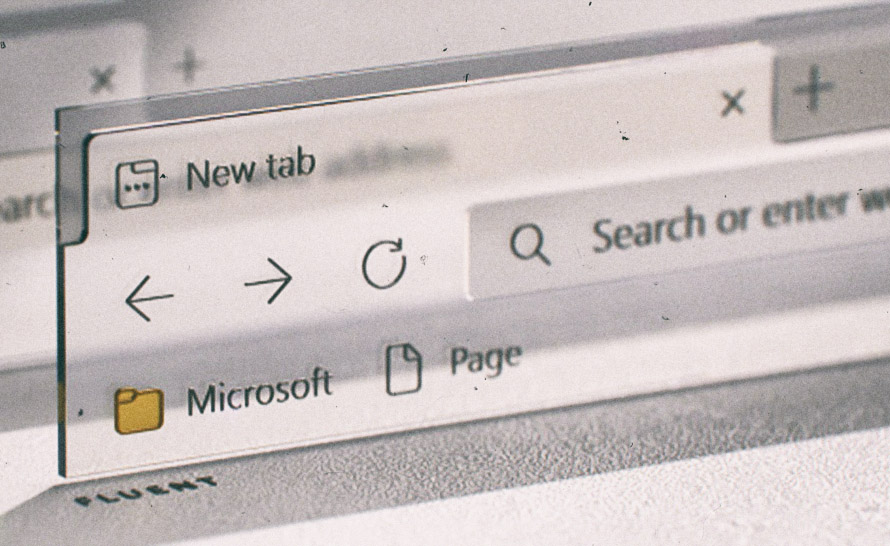 Wyszukiwanie otwartych kart w Microsoft Edge Dev (build 100.0.1163.1)